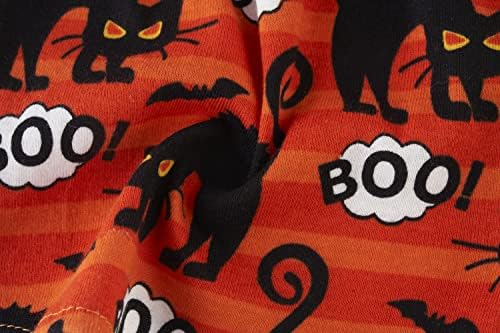 Boo портокалова црн фустан за мачки за Ноќта на вештерките, кучиња од кучиња од тиква од костум, костум девојче, мала големина
