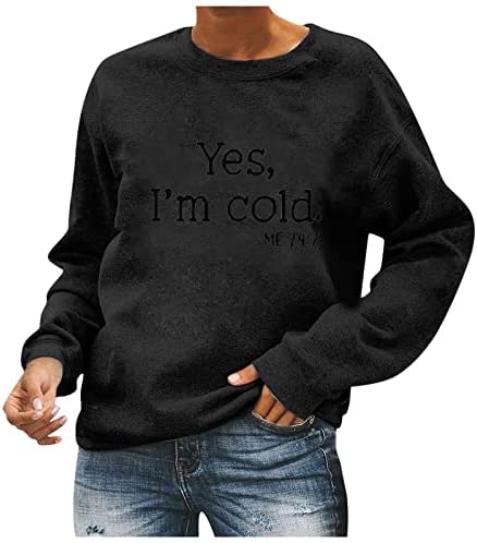 Тинејџерско девојче сонце да сум ладна графичка облека со чамец вратот палто маица манжетна со долг ракав есен зимска облека НП