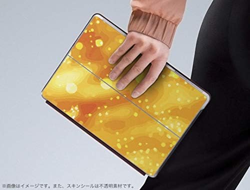 Декларална покривка на igsticker за Microsoft Surface Go/Go 2 Ultra Thin Protective Tode Skins Skins 000806 Patember Yellow