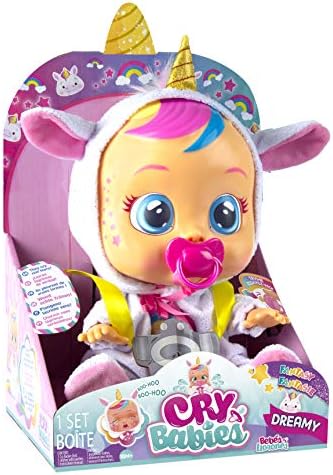 Плачете Бебиња Сонувајќи Го Еднорогот 12 Кукла За Бебиња | Светкави Отстранливи Виножито Пижами За Девојчиња И Деца 18 Месеци И Повеќе, Розова