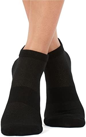 Чорапи на глуждот на глуждот АТА, атлетски дише, со големина од 3 пара со 6-10 црна боја