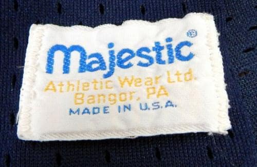 1983-90 Калифорниски ангели 52 Игра користена практика за капење со сина маичка 250 - Игра користена дресови на МЛБ