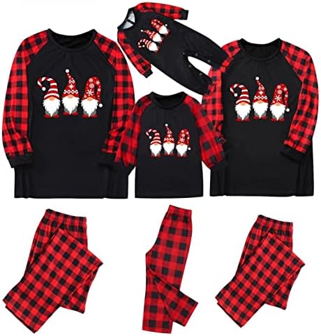 Божиќни пижами за семејни пижами pjs облека за спиење облека што одговараат на семејни луѓе чувство на пижами момчиња цврста
