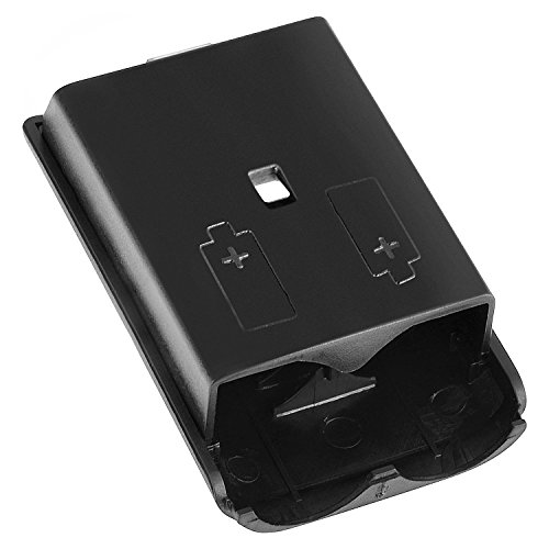 Валцмарт Црна Безжична Контролер Батерија Школка Капак Случај За Мајкрософт Xbox 360 Пакет од 5