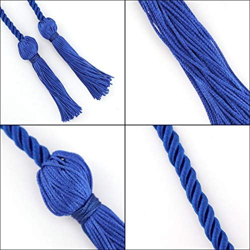 AIEX 4PCS Дипломирање на чести кабели Рејон ги плетеа честишните жици со ресни за студенти за дипломирање постепени денови и дипломирани студенти