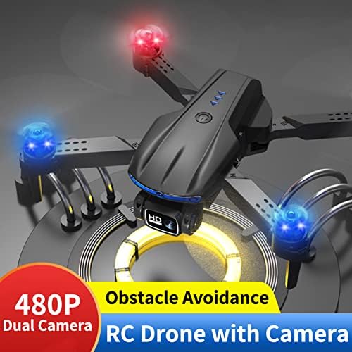 Drone Goolrc RC со камера 480p двојна камера RC Quadcopter со функција за избегнување на пречки во функција режим без глава еден клик