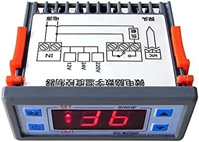 Вграден дигитален контролер на дигитална температура 12V 24V 220V Кабинет за ладно складирање Термостат Термостат Контрола на температурата на температурата