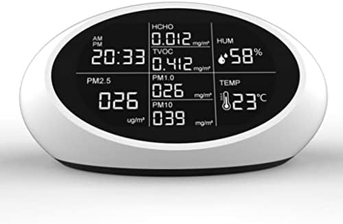 Монитор за квалитет на воздухот Волтута Внатрешен PM2.5 Формалдехид ТВОК Анализатор на гас Анализатор Детектор за квалитет на воздух