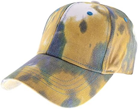 Anna-kaci Unisex Tie Died Hiphop Baseball Cap Прилагодливи памучни капи со памук