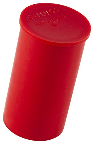 Caplugs 99191505 Пластично капаче со долги навојни конектори RCL-5, PE-LD, To Cap Thread Size 1/2 Cap ID .490 должина 1,33, црвена