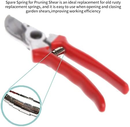 Замена волумен пролетен не'рѓосувачки челик градина градинарски ножици пролетни делови 5 парчиња алатки за калемење ножици склопување не'рѓосувачки