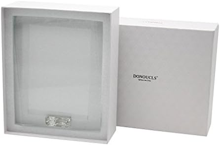 Donoucls 4 x 6 Кристална рамка за слика со подарок за декоративна фото -рамка за домашен подарок за свадба