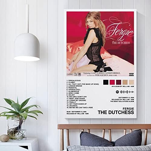 Обик Ферги-Постери за платно постери во wallидна уметност декор Декорација на спална соба за нефиналето-стил12x18inch