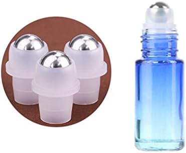 QixiVcom 20 пакет 5 ml мини градиент сино стакло есенцијално масло за шише со шише со шише за шише со шише за полнење козметичко