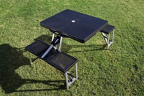 Онива - бренд за време на пикник - преклопна пикник маса - маса за кампување - маса на отворено со дупка за чадор