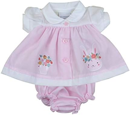 BabyPrem предвремено бебешки фустани за бебиња постави зајаче предеми девојче облека 3lb - 8lb