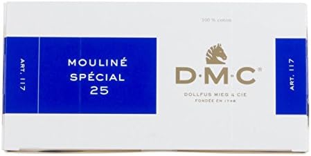 DMC 6-влакно вез памучен конец, темно изгорен портокал