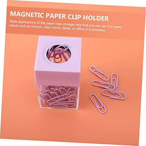 Складиште за складирање на хартија за хартија магнетна магнетна магнетна сад за врзива хартија клипови магнетни клипови за хартија куќишта за