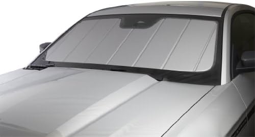 CoverCraft UVS100 Custom Sunscreen | UV11386SV | Компатибилен со избрани модели Ford F-150, сребро
