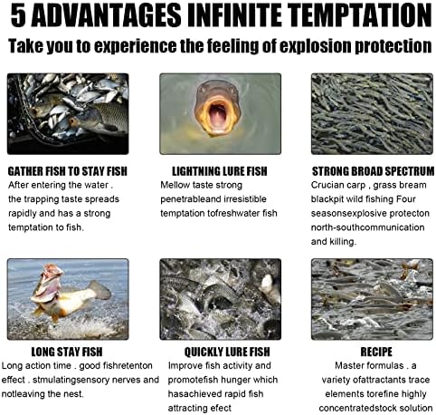 Xirujnfd 2023 Нови природни мамки мириси на риби привлекувачи за мамки, засилувач за привлекување риби со висока концентрација,