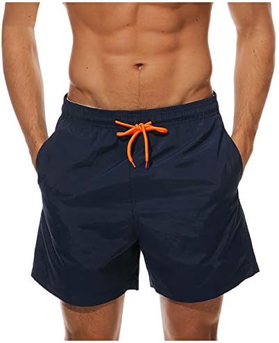 Менски шорцеви Брзи суви панталони за плажа обични три четвртина панталони лабави пливање шорцеви