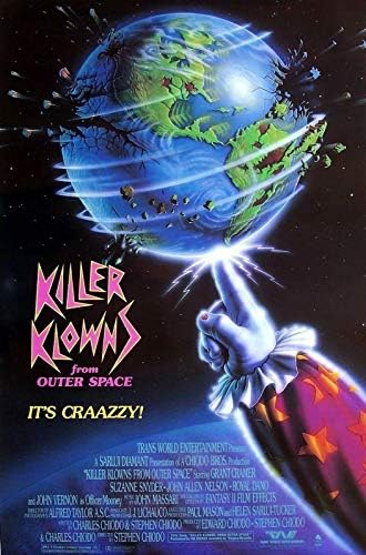 72371 Убиец Клаунс од надворешниот вселенски филм комедија декор wallид 36х24 постер печатење