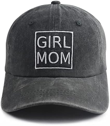 Nxizivmk девојка мајка капа за жени, смешен прилагодлив памук извезен мама бејзбол капа