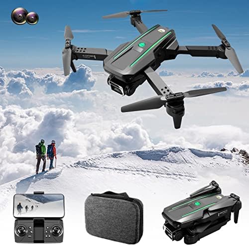 8G487P дрон со двојно 1080p HD FPV камера далечински управувач играчки подароци за момчиња девојчиња со надморска височина Држи