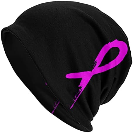 Рак на дојка Бејн Хемо Хемо рак на рак на глава плетени капи, буги плетена капа капа за шал за возрасни жени мажи мажи