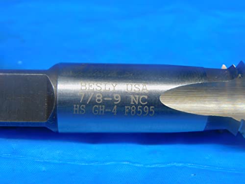 Beslly 7/8 9 NC GH -4 HSS дното на допрете 4 директно флејта .875 САД F8595 GH4 - AR8191Az2
