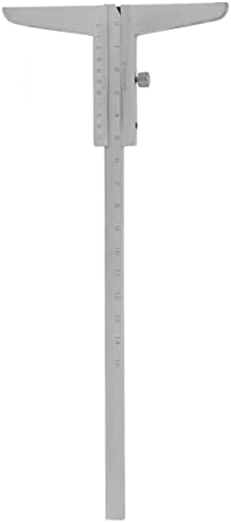 Walfront 0‑150mm/0-5.9in Длабочина Верниер Калипер, 0,02мм мерач на мерач на мерач на мерач на влада за мерење Алуминиум за мерење на