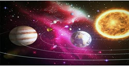 AWERT 30X18 INCHES SPACE AQUARIUM Позадина соларни системи планети риба резервоарот позадина Универзум Галакси Терариум Позадина