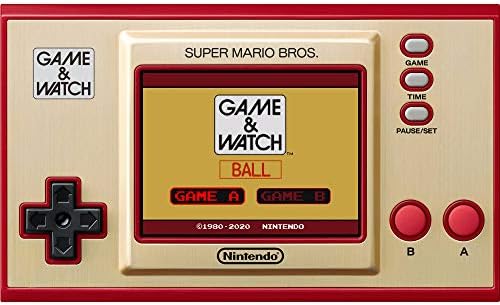 Nintendo Game & Watch: Super Mario Bros - 2,36 LCD екран со целосна боја - Семеен пакет за Божиќни празници за Game Watch Watch