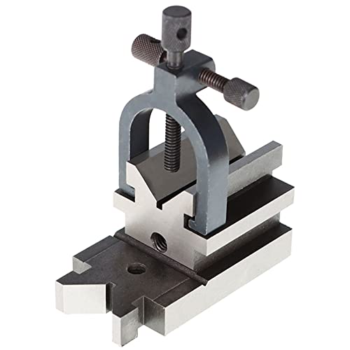 Tinvhy целиот агол V-блок и стегач.0003 зацврстени челични машинисти алатки V-блок со стеги
