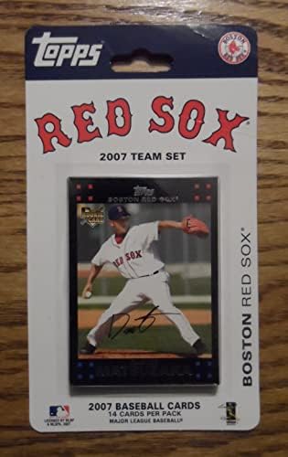 Сет на тимот за бејзбол картички на Топс Бостон Ред Сокс 2007 година