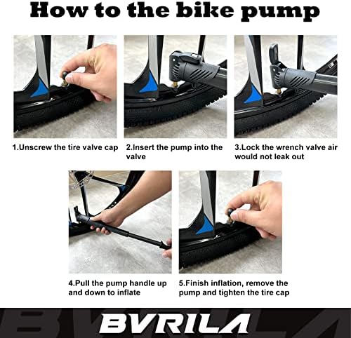 Комплети за алатки за поправка на велосипеди Bvrila со преносна торба, комплет за поправка на велосипеди од 37 парчиња, пумпа за гуми