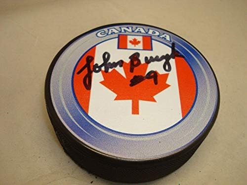 Џон Бакик Потпиша Тим Канада Хокеј Пак Автограм 1а-Автограм Нхл Пакови