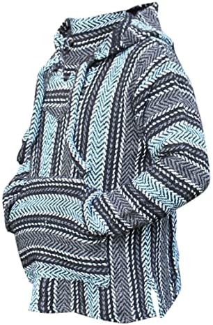 Дел Мекс Делукс Мексикански Баја Худи џокери за џемпери пуловер ergерга сурфа Пончо, килим