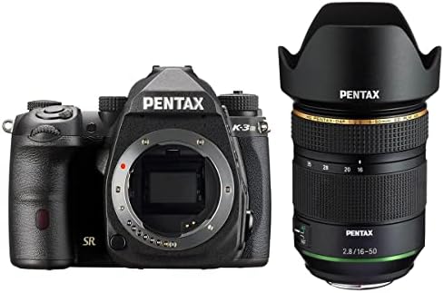 Pentax K-3 Марк III APS-C-Формат Dslr Тело На Камерата, Црна Со HD DA 16-50mm f/2.8 ED PLM AW Објектив
