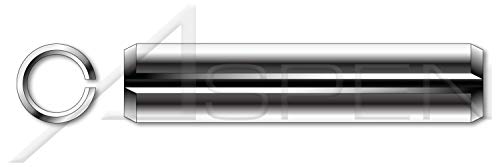 M2.5 x 4mm, ISO 8752, метрички, склопени пролетни иглички, тешка должност, AISI 301 не'рѓосувачки челик
