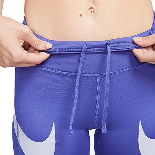 Nikeенски женски DRI-FIT Брз среден пораст Swoosh Shorts Sharts Size XL