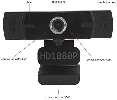 Ореилет Камера Во Живо, 90° Широк Агол А45 1080P HD Веб Камера За Стриминг За Онлајн Конференција За Снимање НА КОМПЈУТЕР За Игри