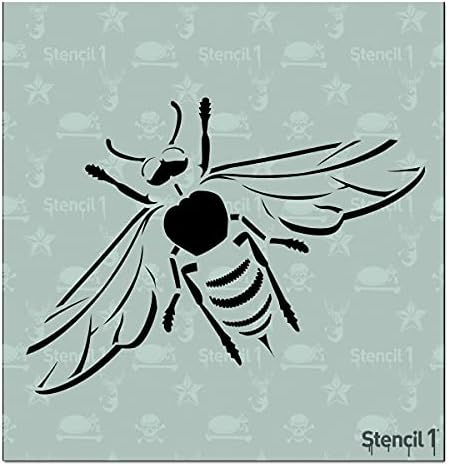 Детали за пчели Стенцил 5.75 x 6 - Трајни квалитетни метри за еднократно користење за сликање - Креирај матрици занаети и декор - Декор на