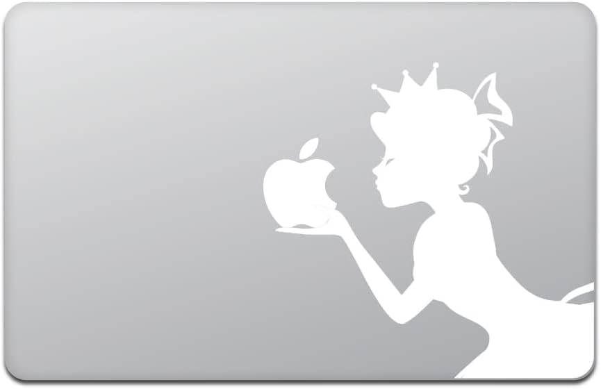 Kindубезна продавница MacBook Air/Pro 11/13 инчи MacBook налепница Пепелашка принцеза Пепелашка бакнување со јаболко 13 бело M671-13-W
