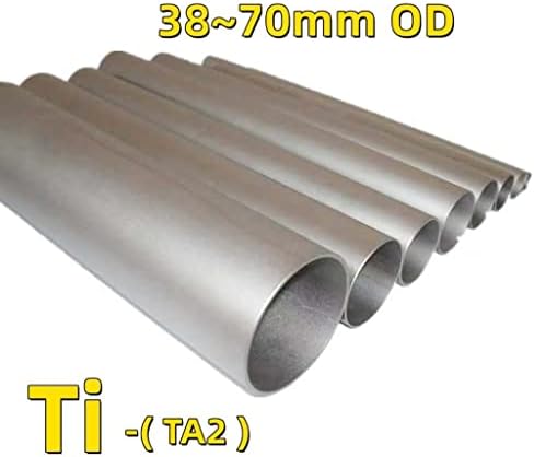1 парчиња лесна титаниумска цевка TA2, за домашни декорации цевки за рефинирање на цевки од титаниум легура 38мм ~ 70мм цевки