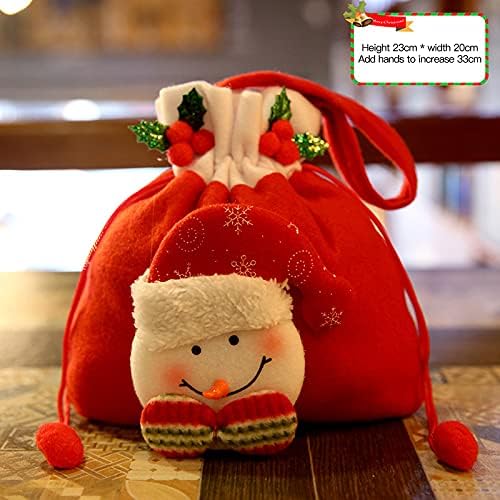 28y42s Божиќна Декорација Торбите За Бонбони Се Многу Погодни Како Подароци За Забави И Украси За Новогодишна Елка