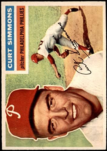 1956 Топпс 290 Curt Simmons Philadelphia Phillies ex/Mt Phillies