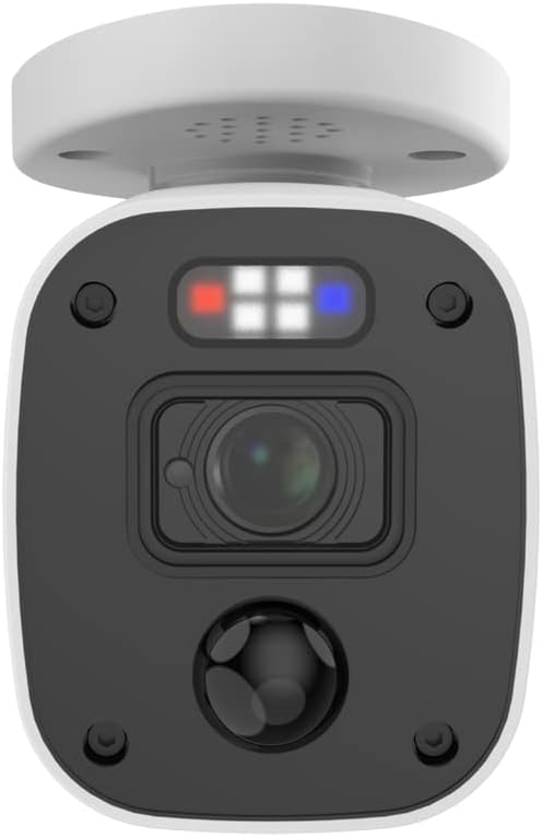 Свон Плоштад извршител 4K замена/Додај на безбедносната камера SWPRO-4KRQ Полициски стил трепкачки светла