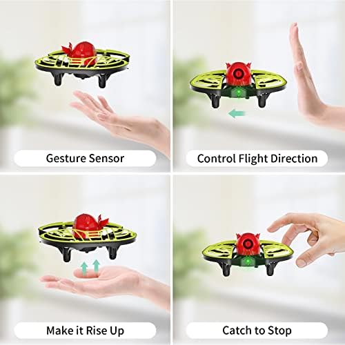 Cheerwing Mini Drone за деца и почетници, фрлајте да летате, рачно управуваниот дрон со автоматско лебди, 3Д флипс, 3 режими на брзина, подарок