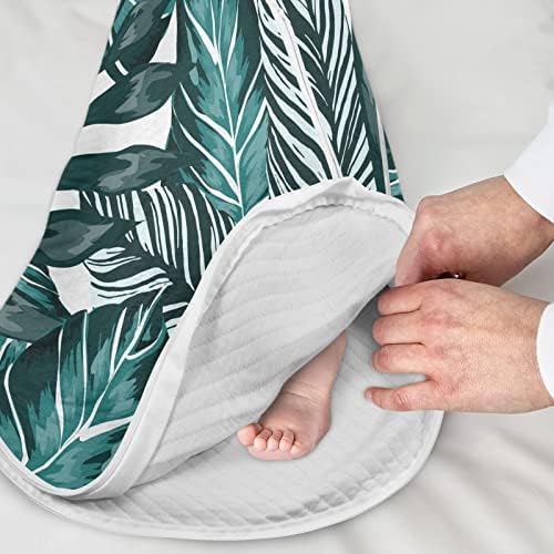 VVFELIXL вреќа за спиење за дете, тропски лисја бебешки носење ќебе за новороденче, вреќа за спиење во транзиција, костум за спиење за новородени